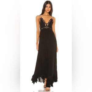 Free People Intimately Adella Maxi Slip Lace Front Dress